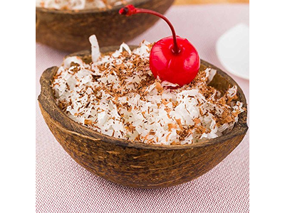 وعاء خشبي أوعية السلطة وعاء_جوز_الهند وعاء-جوز-الهند شوكة جوز الهند دي كوكو كوكونت